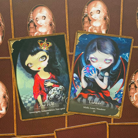 Les Vampires Oracle Cards Deck by Lucy Cavendish Blue Angel 44 Cards
