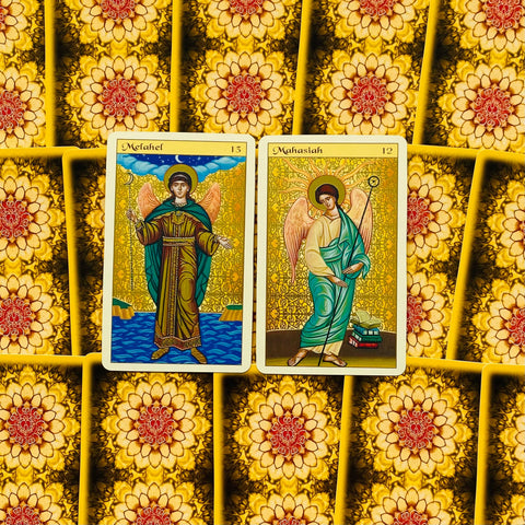 Karma Angels Oracle Cards Deck by Catz Goodwin Lo Scarabeo 32 Card Set