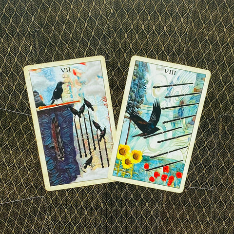 Crow Tarot Deck by MJ Cullinane 78 Cards US Games Rider-Waite