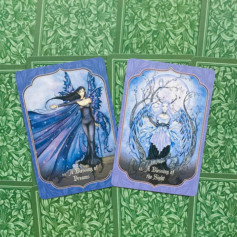 Faery Blessing Oracle Cards Deck by Lucy Cavendish Amy Brown 45-Card