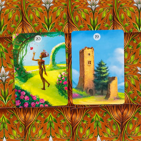Herbs & Plants Lenormand Oracle Deck by Lo Scarabeo Tarot Cards