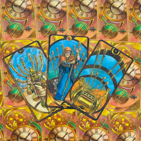 Steampunk Art Nouveau Tarot Cards Deck Lo Scarabeo By Luca Strati Modern NEW