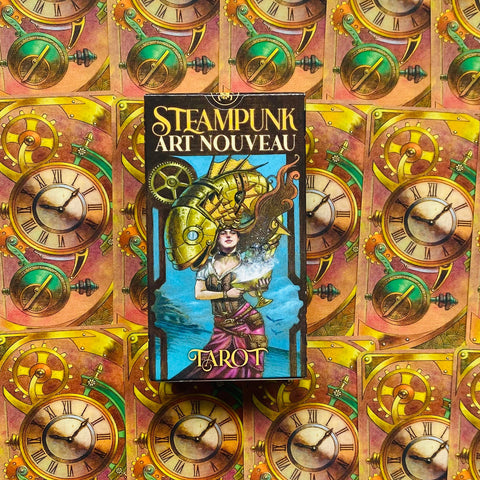Steampunk Art Nouveau Tarot Cards Deck Lo Scarabeo By Luca Strati Modern NEW