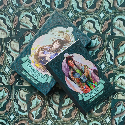 Raven's Wand Oracle Tarot Deck 44 Cards & Guidebook by Steven Hutton