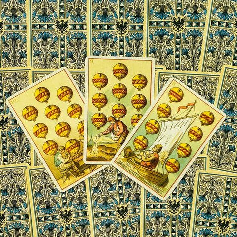 Medieval Fortune Telling Cards Lo Scarabeo Old Cartomancy Playing Cards NEW
