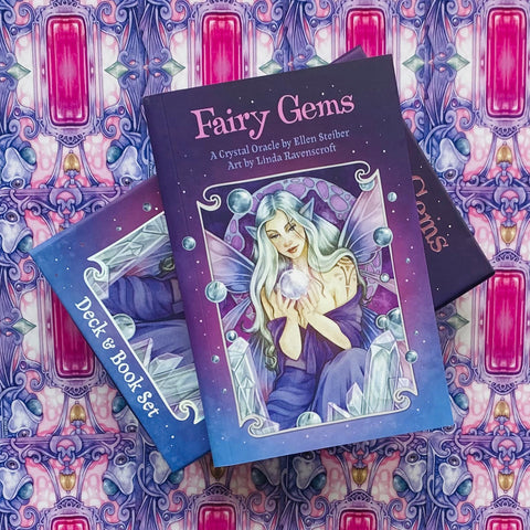Fairy Gems Crystal Oracle Deck & Guidebook Set by US Games Systems