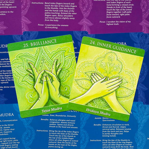 Mudras For Awakening The Energy Body Cards Deck & Book US Games Systems NEW