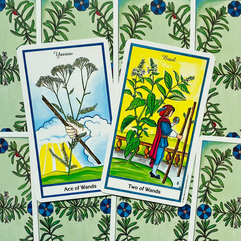 The Herbal Tarot Deck by Michael Tierra Candis Cantin 78 Cards US Games