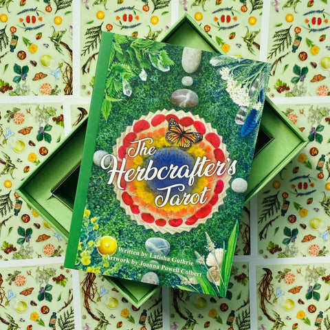 Herbcrafter's Tarot 78-Card Deck & Guidebook Set by US Games Systems