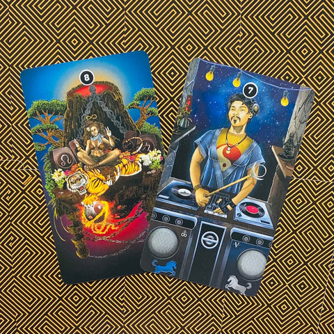 Global Fusion Intuitive Tarot Deck & Guidebook by Wayne Rodney US Games