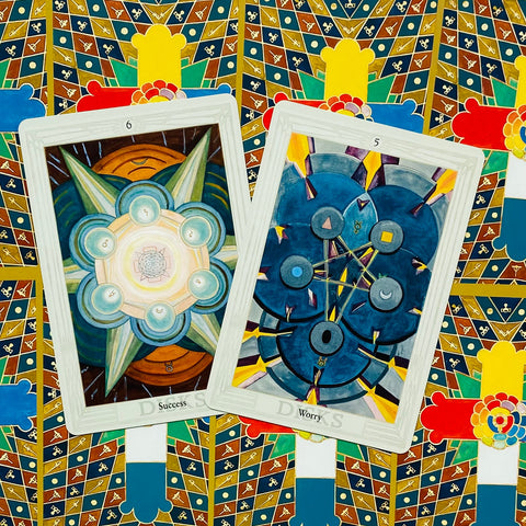 Thoth Tarot Cards De Luxe Aleister Crowley By Frieda Harris Art Agm 1067012377