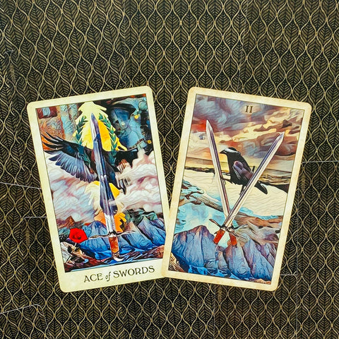 Crow Tarot Cards Deck Mj Cullinane Esoteric US Games Systems Metaphysical NEW