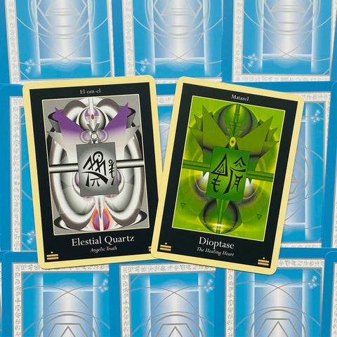 Liquid Crystal Oracle Tarot Deck 77 Cards & Guidebook by Blue Angel