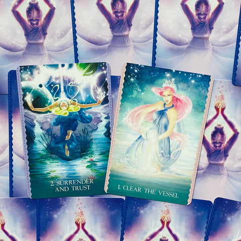 Cosmic Dancer Oracle Cards Deck by Sedona & Tess Blue Angel 44-Card Set