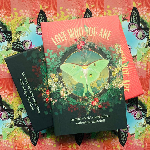 Love Who You Are Oracle Cards by Angi Sullins 44 Deck & Guidebook