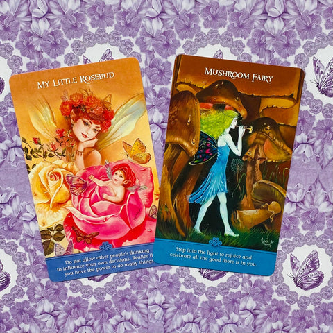 Inspirational Wisdom from Angels & Fairies Oracle Card Deck US Games