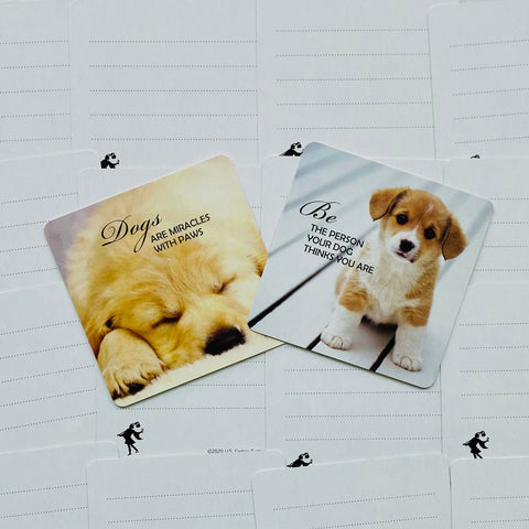 Pup Notes Dog Inspiration Cards Deck by U.S. Games Systems, 60 Cards