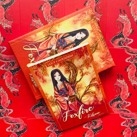 Foxfire: The Kitsune Oracle Cards Deck Lucy Cavendish Blue Angel