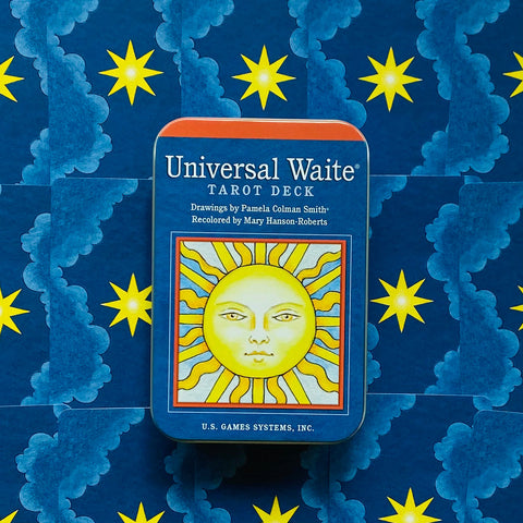 Universal Waite Tarot Deck Tin Box Colman Hanson-Roberts US Games Systems NEW