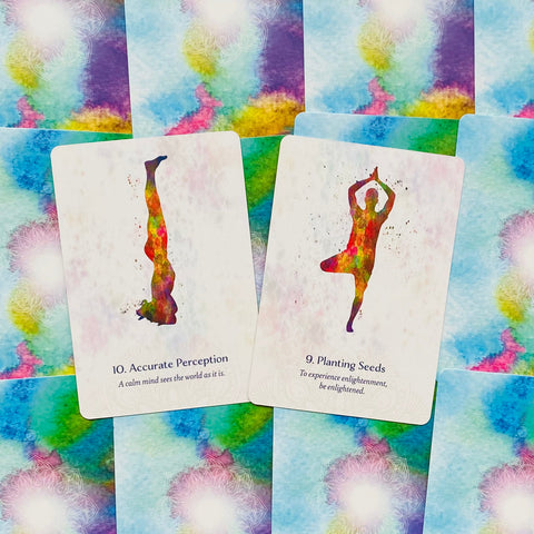 Yoga Wisdom Oracle Cards Deck Blue Angel By Anthony Salerno Daily Practice NEW