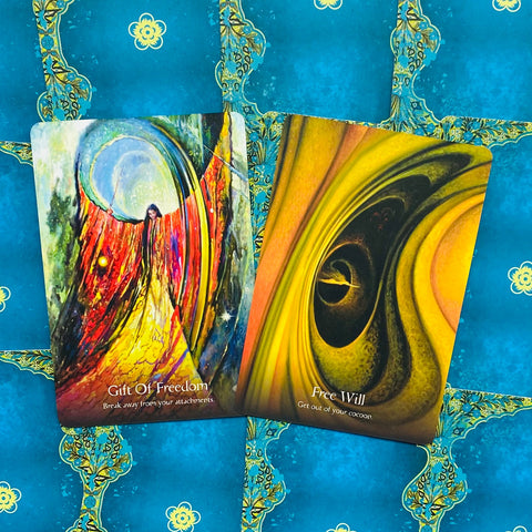 Sufi Wisdom Oracle Deck by Rassouli 44 Cards & Guidebook Blue Angel
