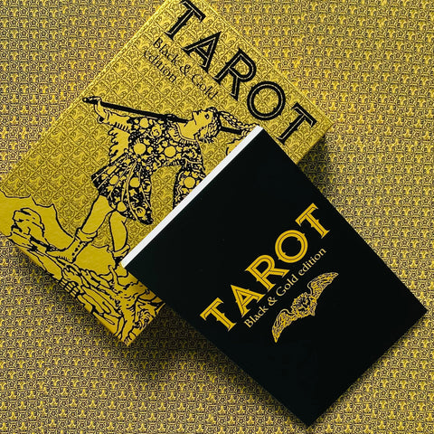 Tarot Black and Gold Edition Cards Lo Scarabeo