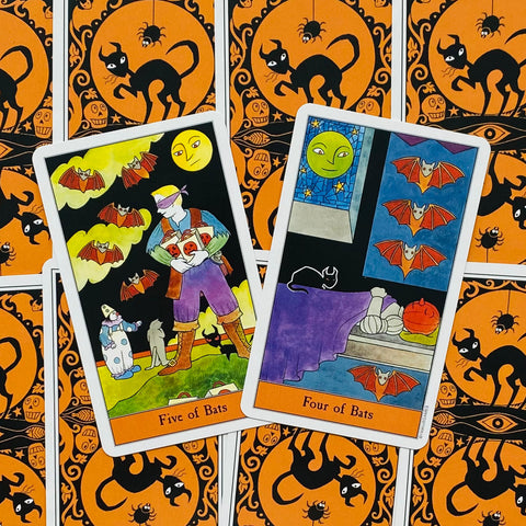 Halloween Tarot Deck in Tin by Kipling West 78 Cards US Games Systems