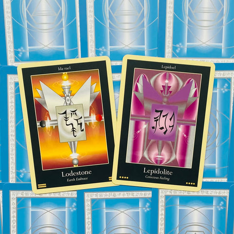 Liquid Crystal Oracle Tarot Deck 77 Cards & Guidebook by Blue Angel