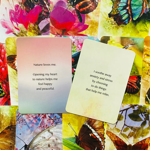 Butterfly Affirmations Deck Cards Esoteric Alana Fairchild Blue Angel Ba44