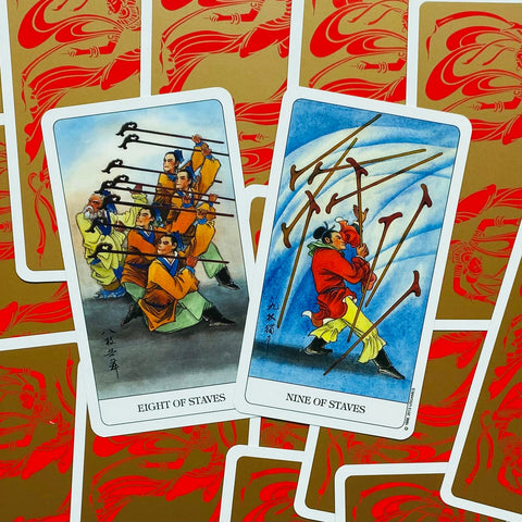 Chinese Tarot Deck by Jui Guoliang 78 Cards US Games w/ Guidebook