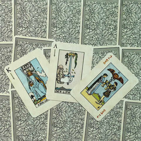 Rider-Waite Tarot Poker Playing Cards Deck with Guidebook by US Games