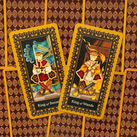 Medieval Cat Tarot Deck by Lawrence Teng 78 Cards US Games English Guidebook