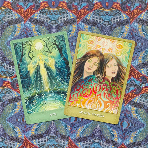 Mystic Sisters Oracle Deck 51 Cards by Emily Balivet US Games
