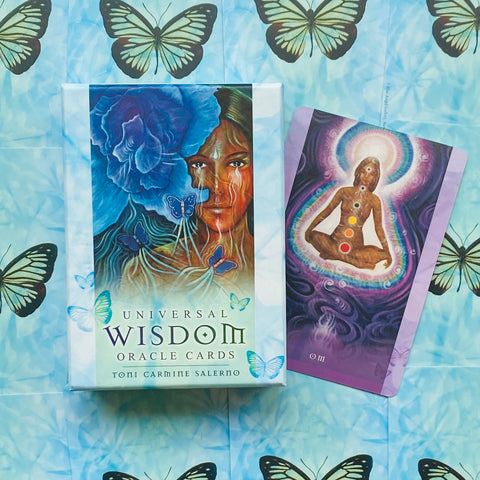 Universal Wisdom Oracle Deck Cards Esoteric Fortune Telling Blue Angel NEW