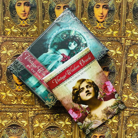 Vintage Wisdom Oracle Cards Deck with Guidebook by US Games Systems