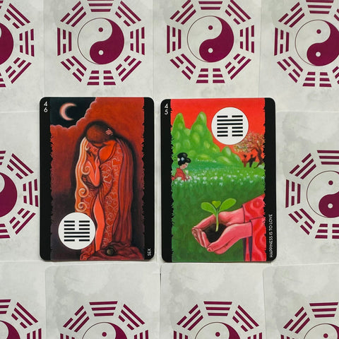 I-Ching of Love Oracle Cards Deck & Guidebook Lo Scarabeo Tarot
