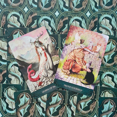 Raven's Wand Oracle Tarot Deck 44 Cards & Guidebook by Steven Hutton