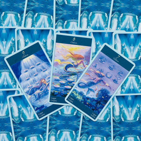 Tarot of Mermaids 78-Card Deck by Lo Scarabeo with Guidebook New
