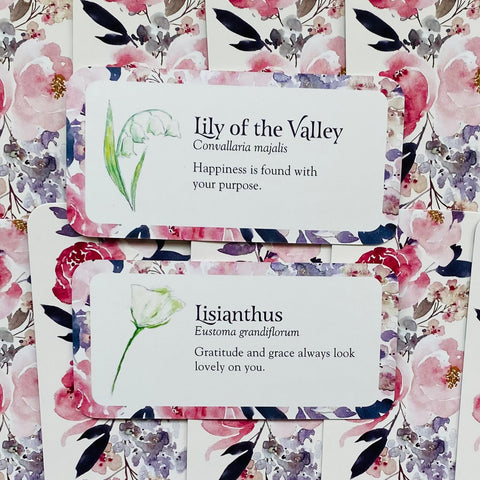 Flower Petals 40-Card Inspirational Mini Oracle Deck by US Games