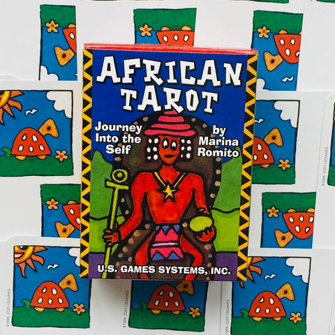 African Tarot Deck Mini Cards Divination Telling US Games Systems USA NEW