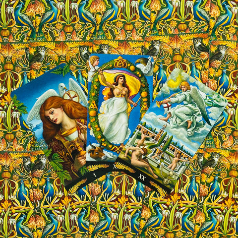 Pre-Raphaelite Tarot Cards Deck Giuliano Costa Surrealistic Lo Scarabeo Ex244