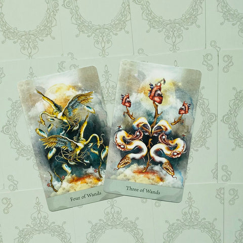 Lorenzi Tarot 78-Card Deck & Full-Color Guidebook Set by US Games Systems