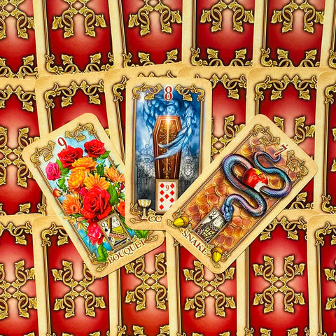 Lustrous Lenormand Oracle Cards Deck Llewellyn By Ciro Marchetti Divination NEW