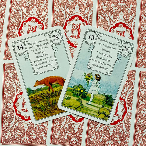 Red Owl By Mlle Lenormand 36 Cards Deck Esoteric Fortune Telling Agm 1067012988