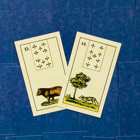 Old Lenormand Deck Cards Altes Ancien Historical Cards Alexander Gluck Agm NEW