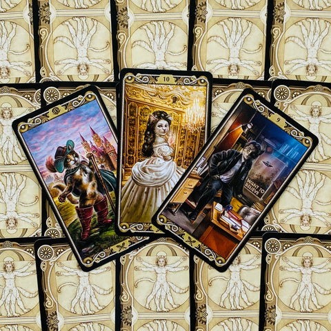 Cat Tarot Deck Cards Baraldi Marseille Lo Scarabeo Esoteric Fortune Telling NEW