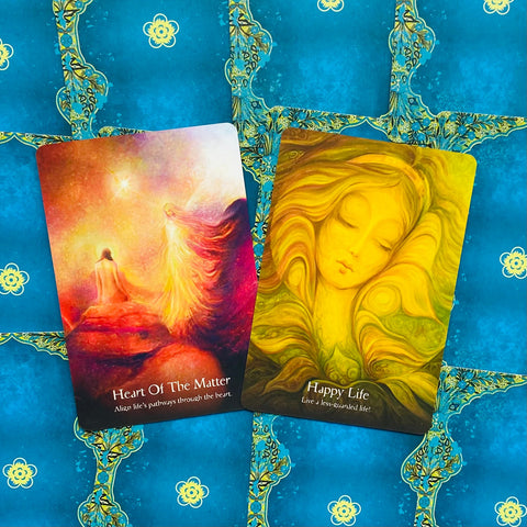 Sufi Wisdom Oracle Deck by Rassouli 44 Cards & Guidebook Blue Angel