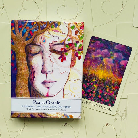 Peace Oracle Deck Cards Toni Carmine Esoteric Telling Blue Angel NEW