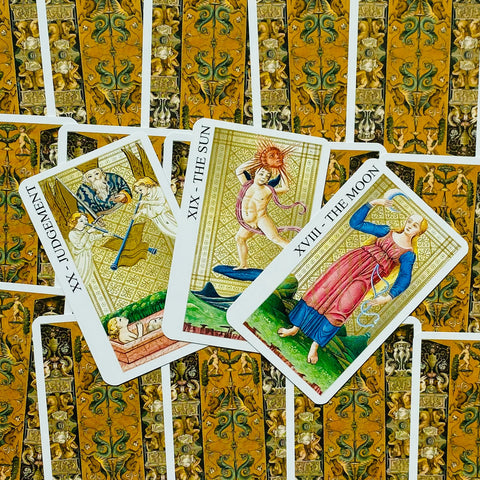 Visconti Mini Tarot Cards Deck Lo Scarabeo Atanas Atanassov Full Cards Deck NEW