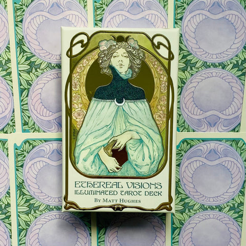 Ethereal Vision: Illuminated Tarot Card Deck Us Games Systems With Bag ETH80